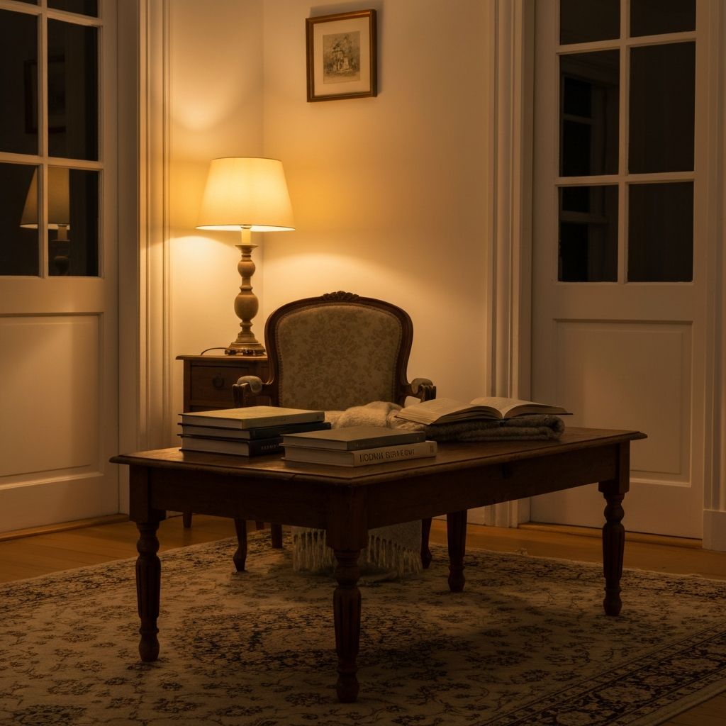 Abendliche Atmosphäre zu Hause