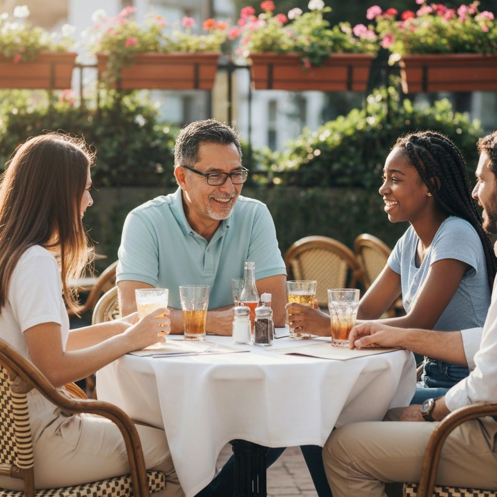 Menschen in alltäglicher Umgebung bei gemeinsamen Aktivitäten